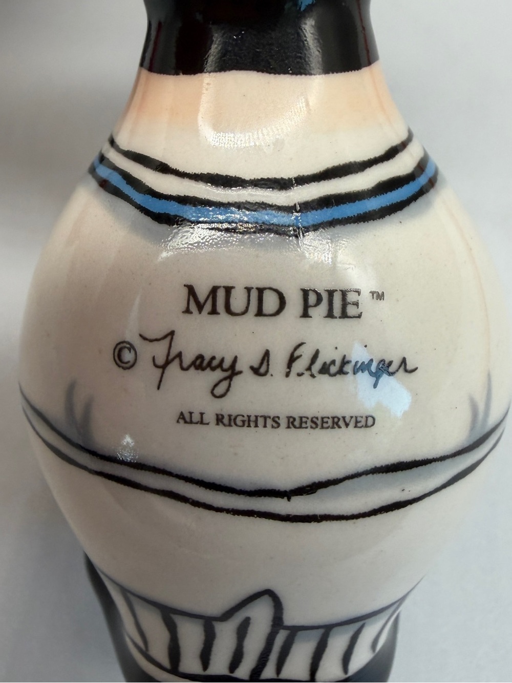 Vintage MudPie Bon Appetite Fat Chef Salt & Pepper Shakers 3.5” Tall - Picture 5 of 8
